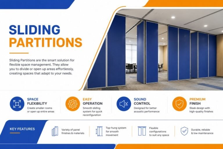 How Sliding Partitions Transform a Big Hall into Two Functional Spaces