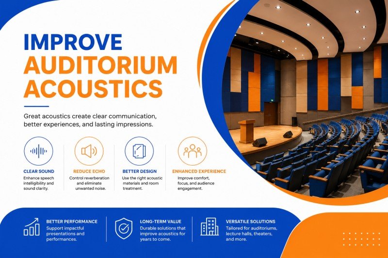 Improve Auditorium Acoustics