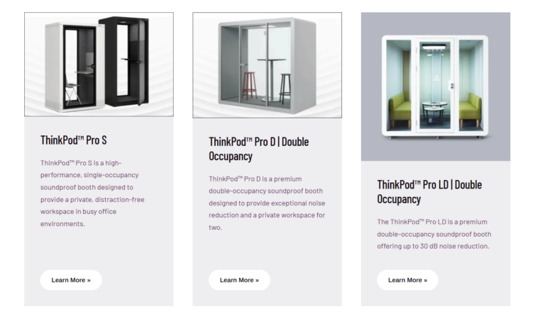 PackSound Office Phone Booth