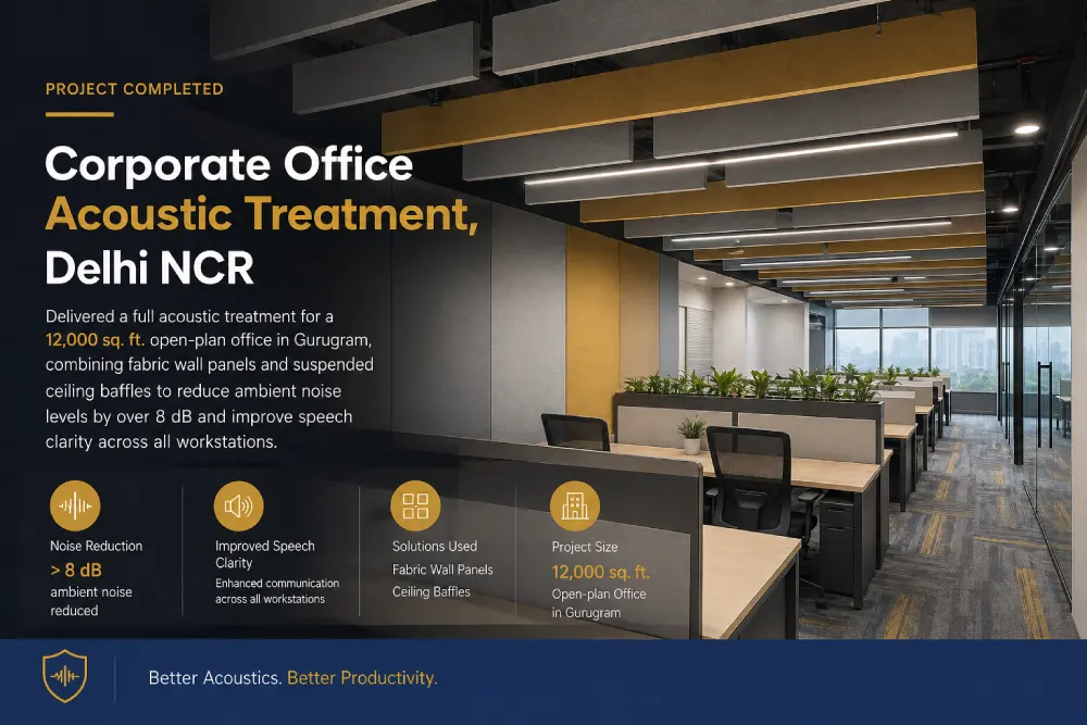 Corporate Office Acoustic Treatment, Delhi NCR