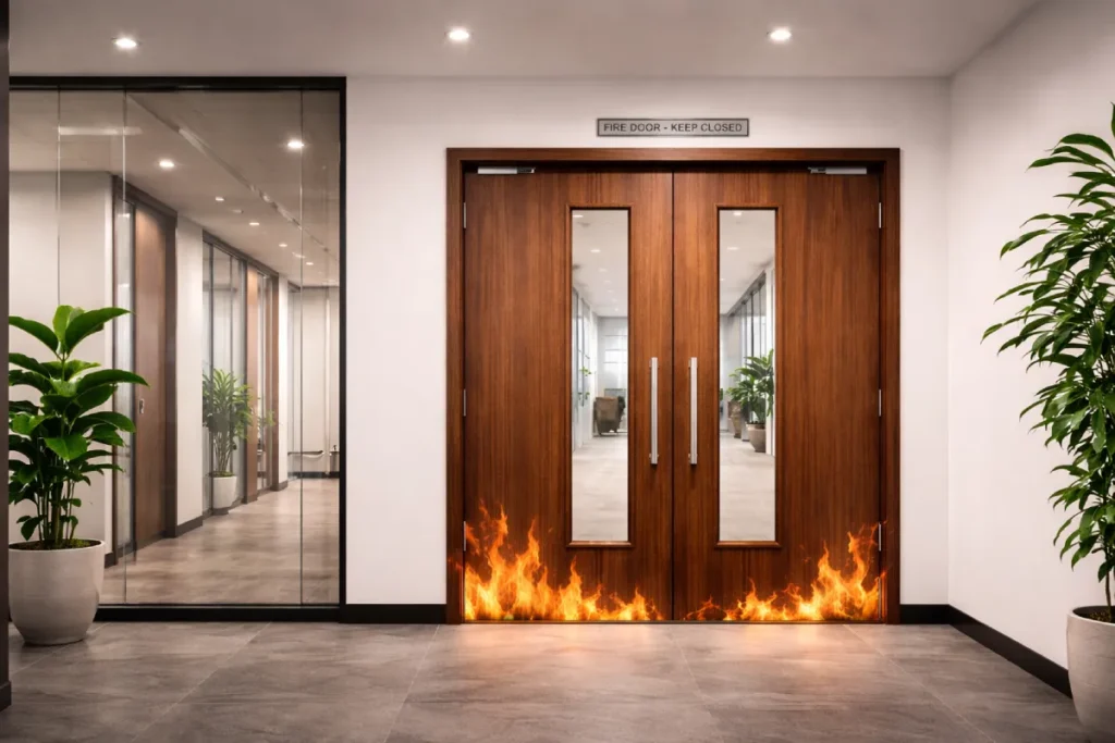 SonicGuard™ Wooden Fire Doors