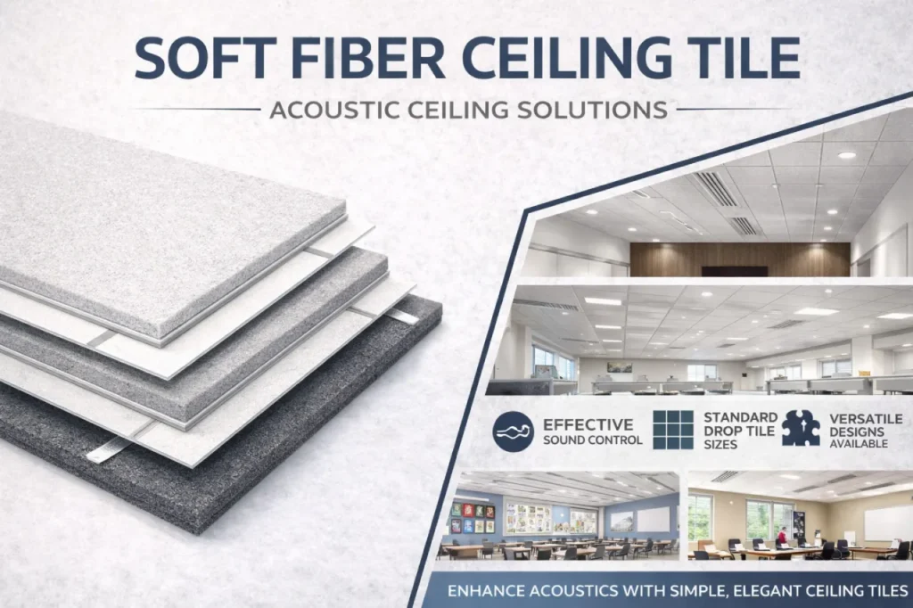 Soft Fiber Ceiling Tile