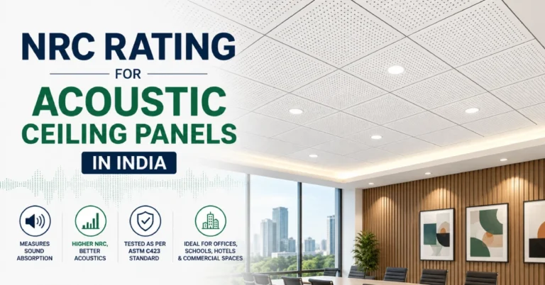 NRC Rating for Acoustic Ceiling Panels in India