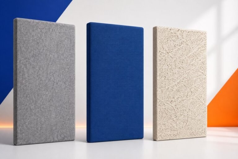 PET Felt vs Fabric-Wrapped vs Wood Wool Acoustic Panels