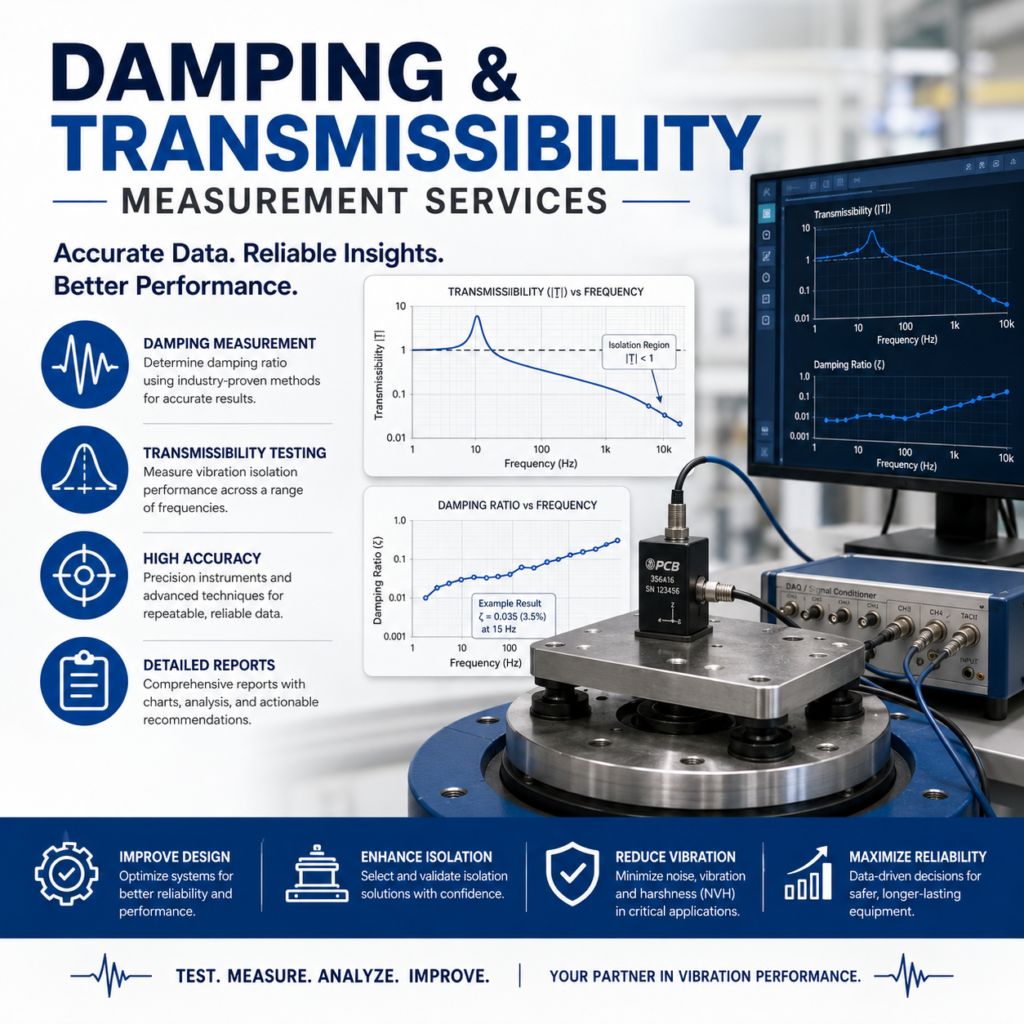 Damping and Transmissibility Measurement Services