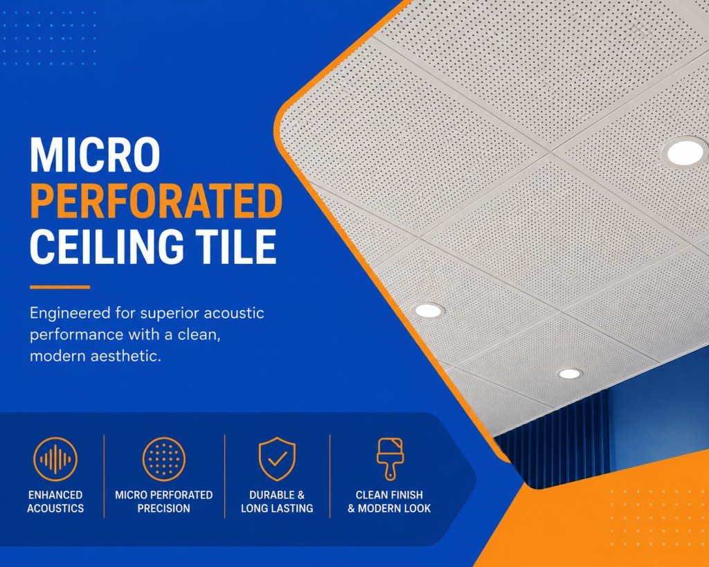 Micro Perforated Ceiling Tile