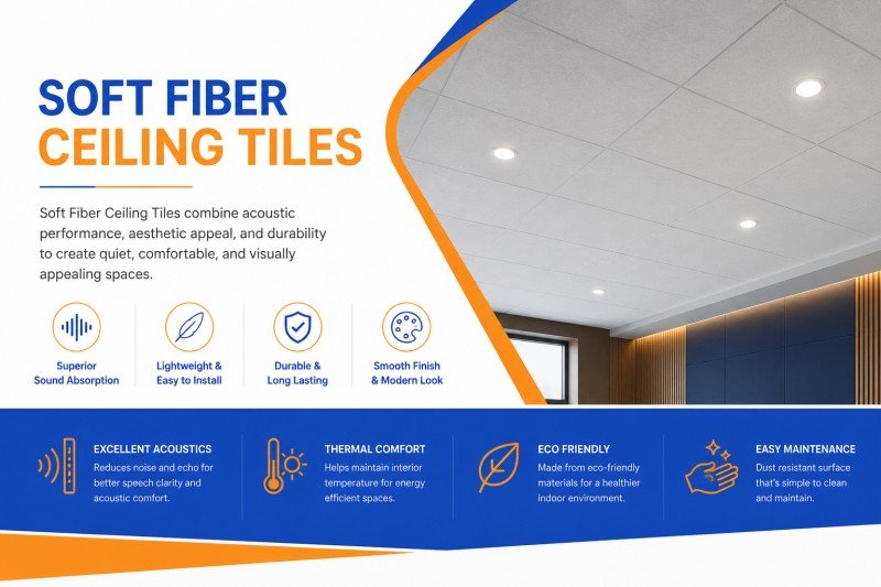 Soft Fiber Ceiling Tiles