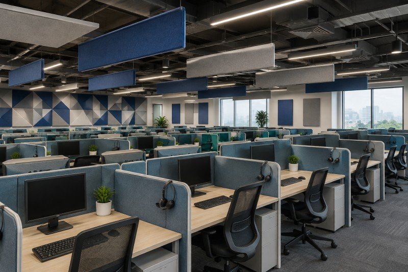Acoustic Panels for Call Centers