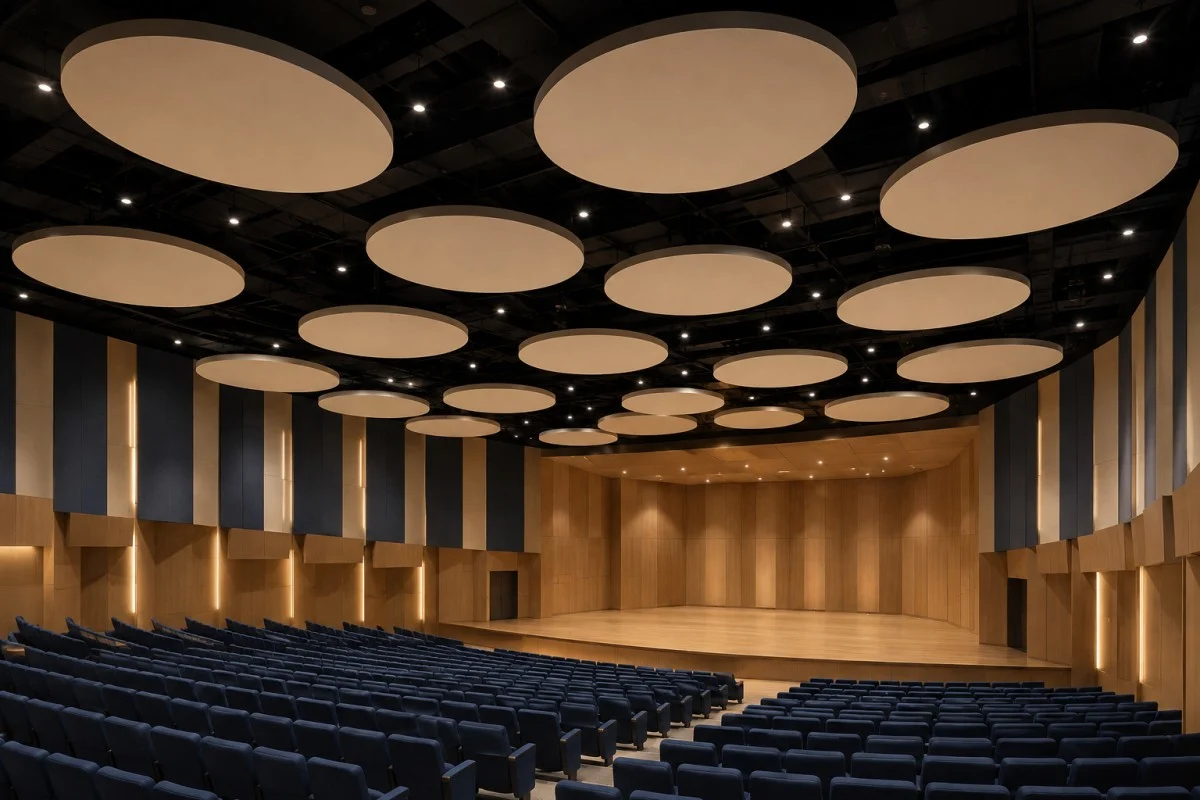 Acoustic Ceiling Clouds for Auditoriums