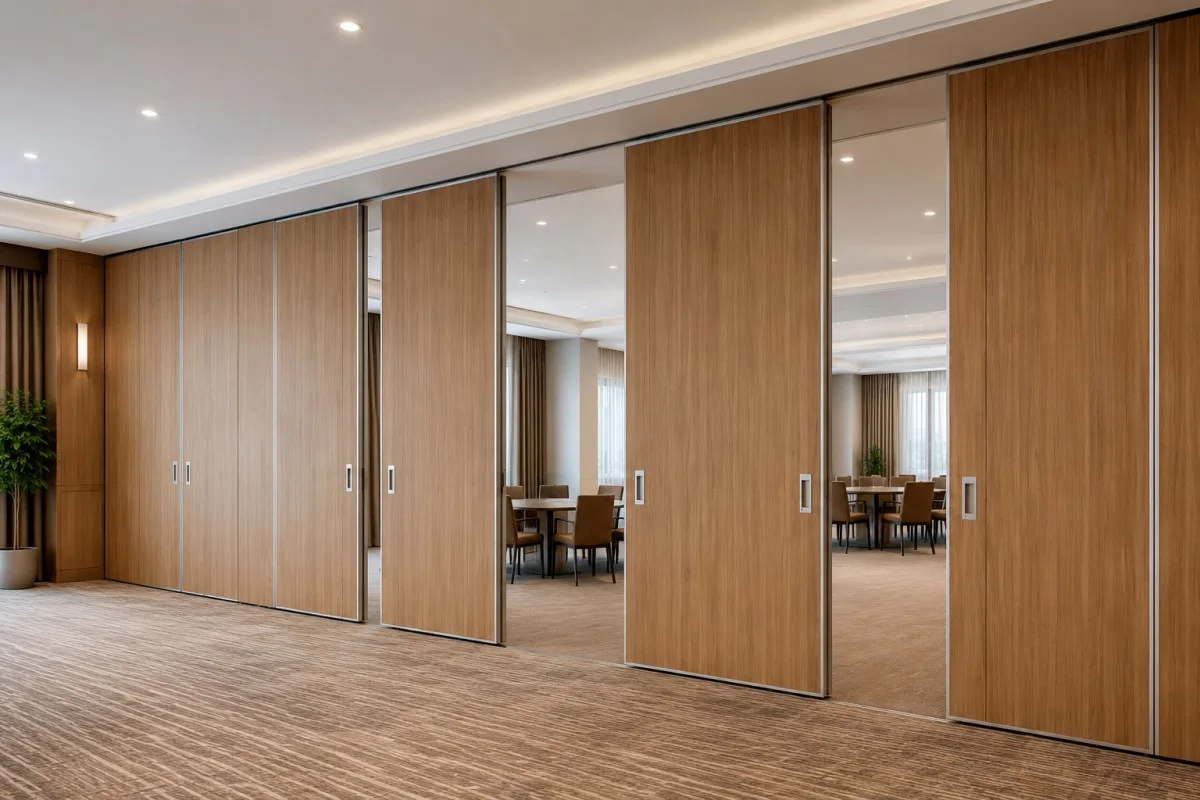 Wooden Sliding Partitions
