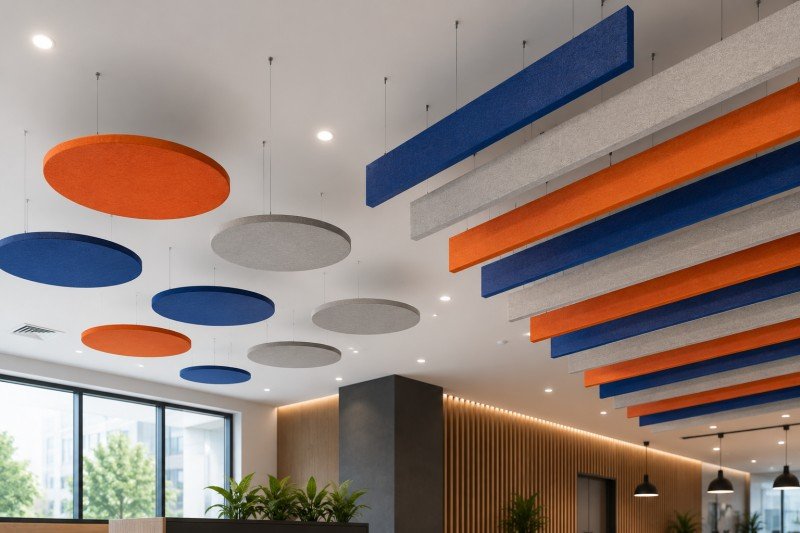 Acoustic Ceiling Baffles & Acoustic Clouds