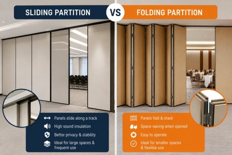 Sliding Partition vs Folding Partition