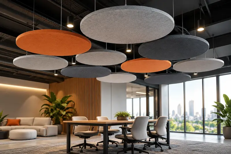 Auraluxe AeroLoom acoustic ceiling clouds