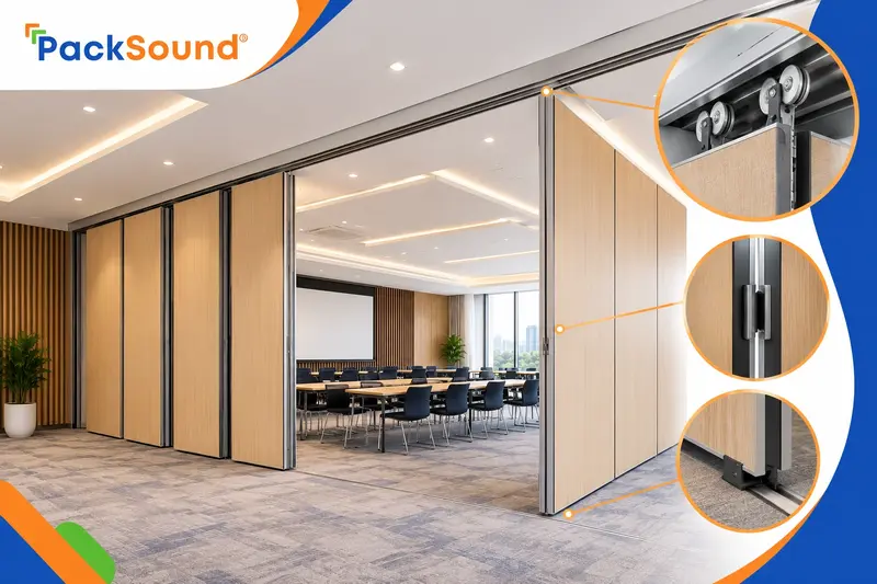 how sliding partitions work, acoustic sliding folding partition, sliding partition mechanism, movable partitions, sliding partition wall, sliding partition for homes, sliding partition for offices, acoustic sliding partitions, folding sliding partition, movable acoustic partition, sliding room divider, soundproof sliding partition, operable partition wall, sliding partition installation, what is a sliding partition wall
