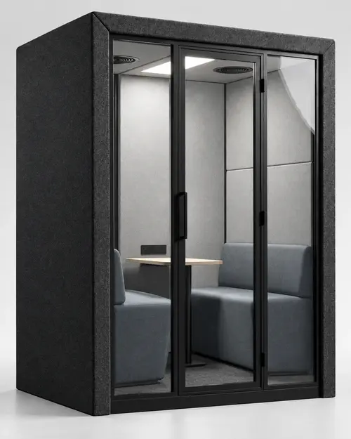 ThinkPod Pro LD double occupancy office pod
