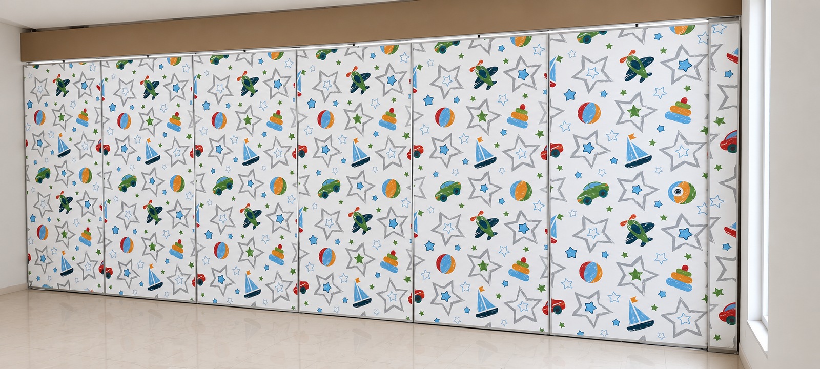 Acoustic sliding partition installed at Rashtrapati Bhavan, New Delhi