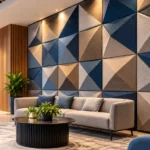 3D Acoustic Wall Panels for Commercial Spaces: Designs, Materials and Performance