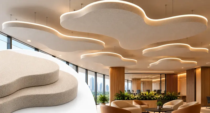 Auraluxe™ 3D Ultra Luxury Acoustic Ceiling Clouds